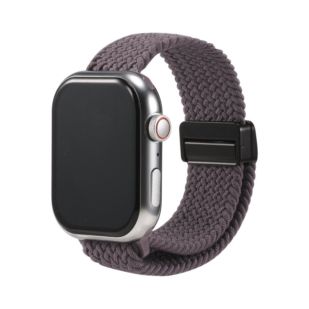 Loop Nylonarmband für Apple Watch 1-11/SE1-3/Ultra1-3 - 42/44/45/49mm in Spacegrau - Universal