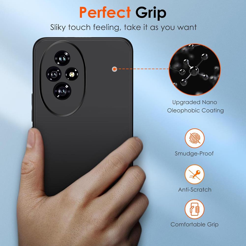 Classic TPU für Honor 200 Pro in Schwarz