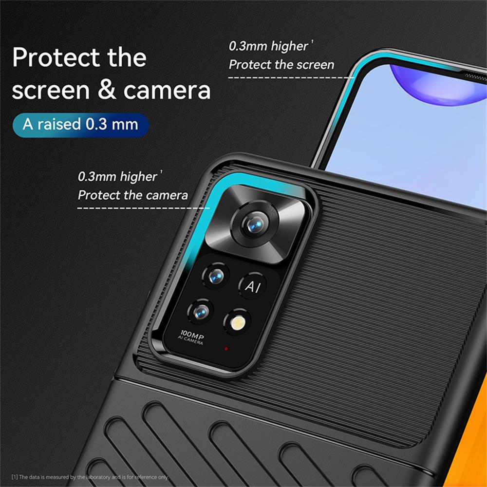 Thunder Case für Xiaomi Redmi Note 11 Pro / Pro 5G in Schwarz