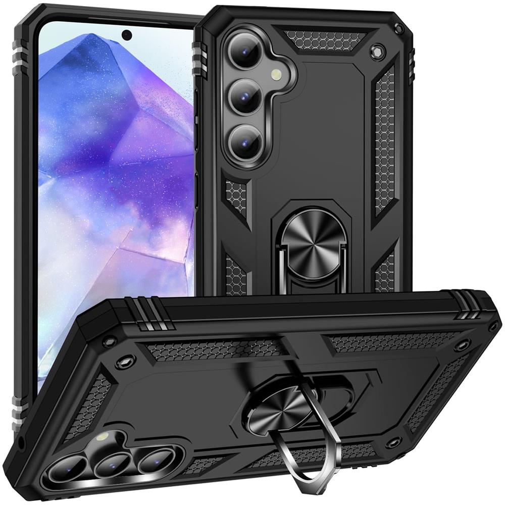 Army Case für Samsung Galaxy A55 5G in Schwarz