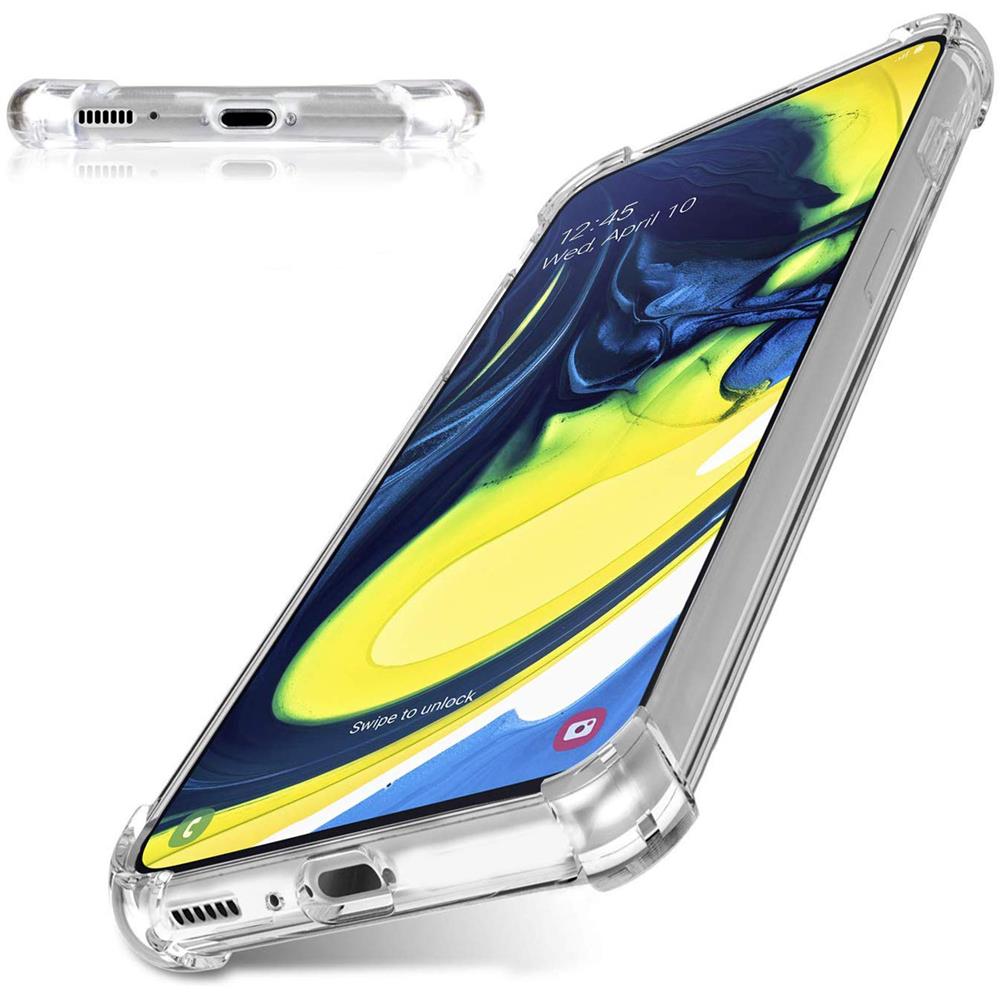 Rugged TPU für Samsung Galaxy A80 in Transparent