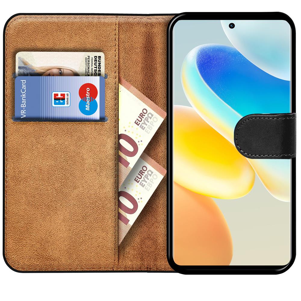 Basic Wallet für Vivo X80 Pro in Schwarz