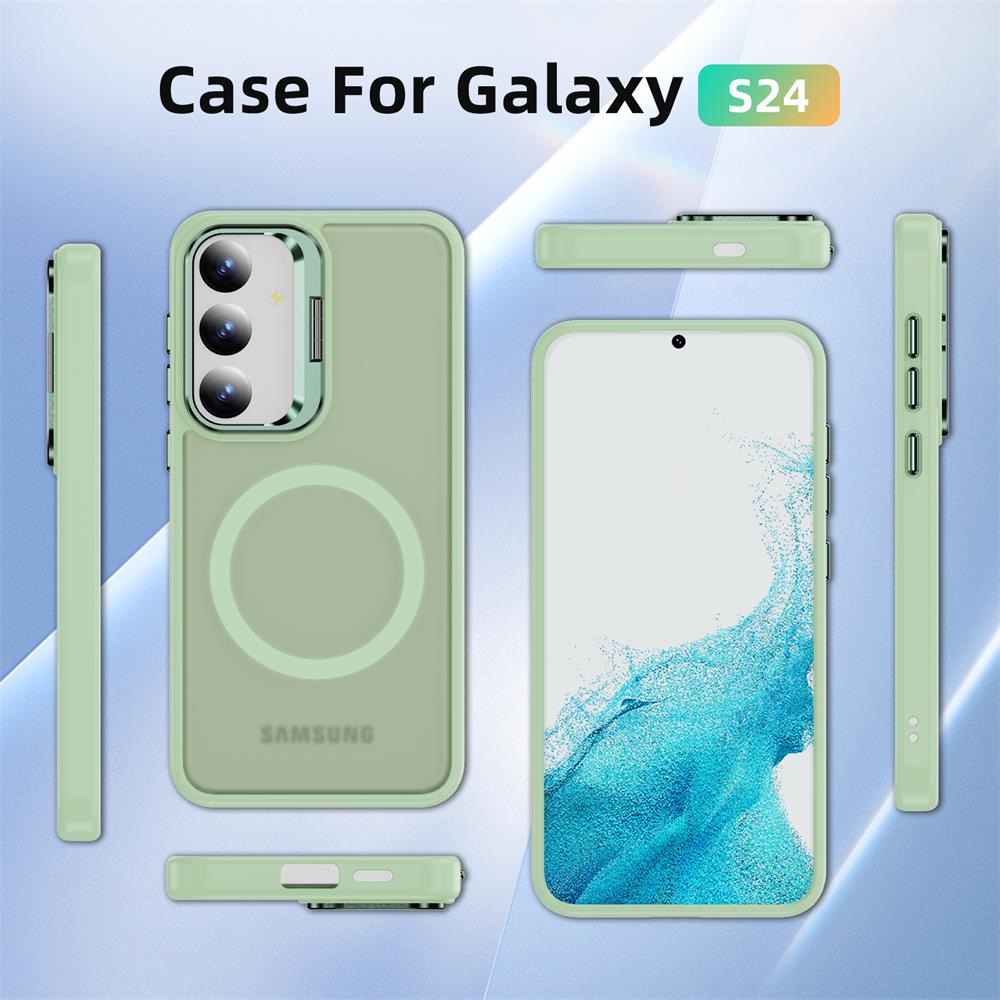 Skin MagSafe für Samsung Galaxy S24 in Grün