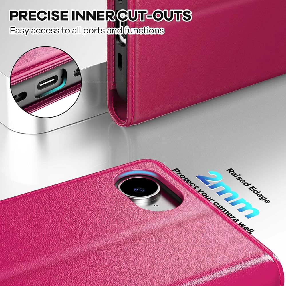 Basic Wallet für Apple iPhone 17e in Pink