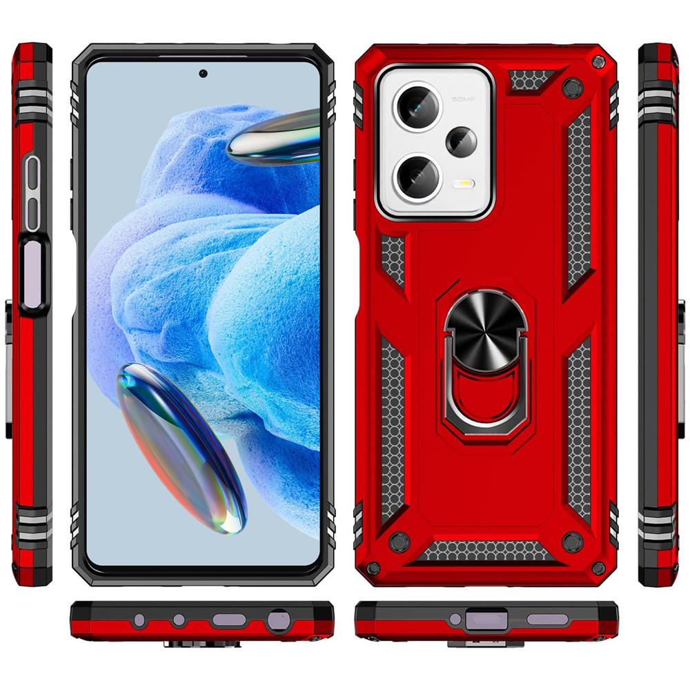 Army Case für Xiaomi Redmi Note 12 Pro Plus 5G in Rot