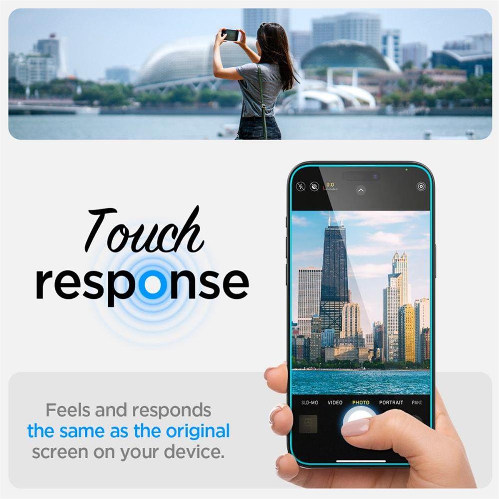 Spigen Glas 2in1 für Apple iPhone 15 Pro Max