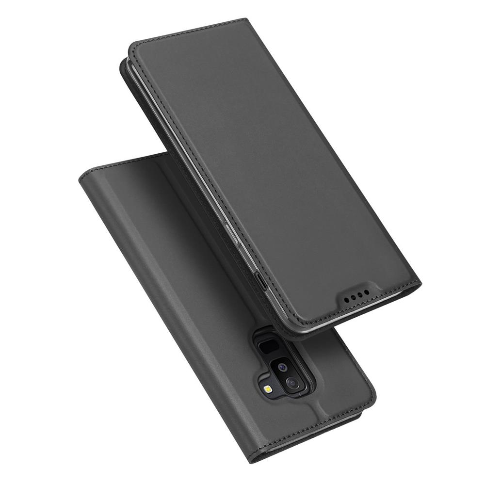 Electroplated Flip für Samsung Galaxy A6 Plus in Schwarz