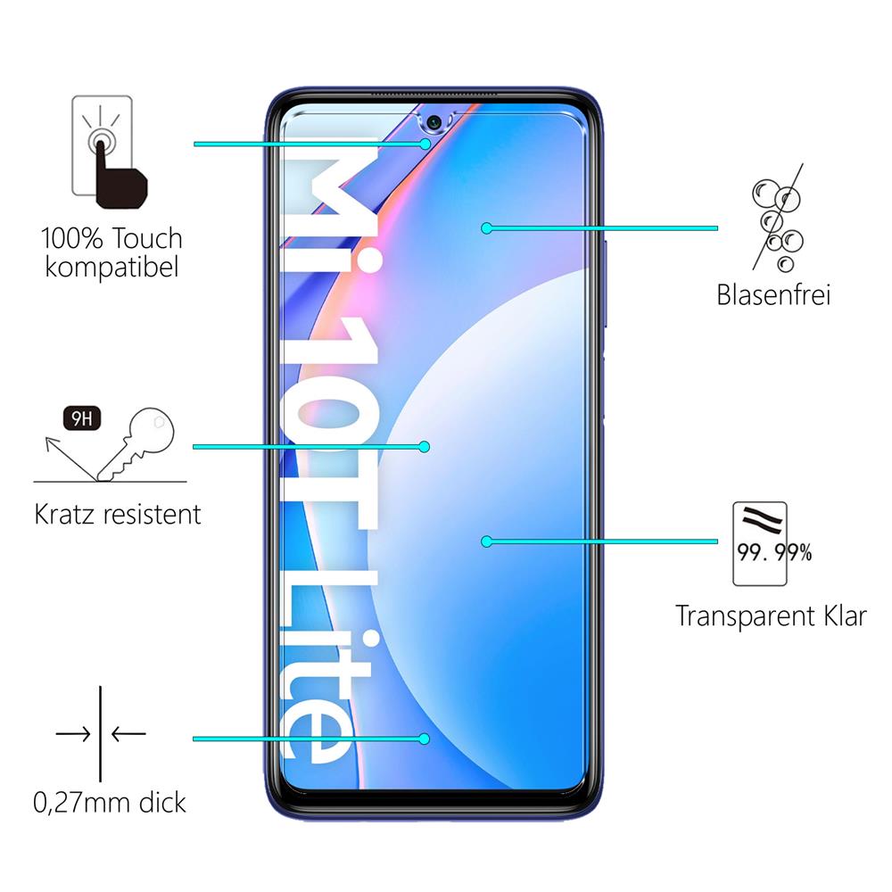 Glas 2in1 für Xiaomi Mi 10T Lite
