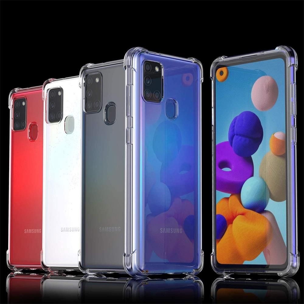 Rugged TPU für Samsung Galaxy A21s in Transparent