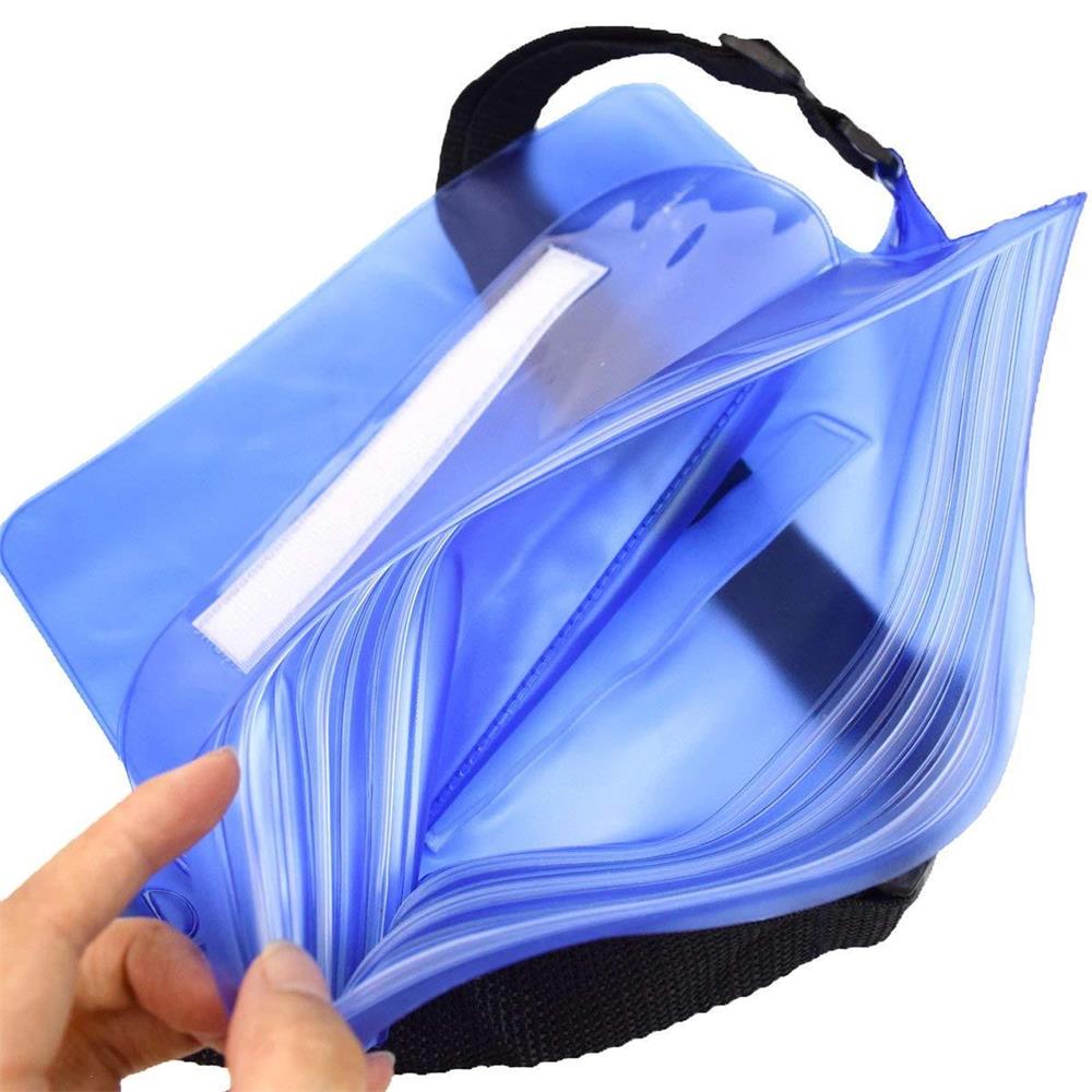 Wasserdichte PVC-Tasche / Hüfttasche in Weiss