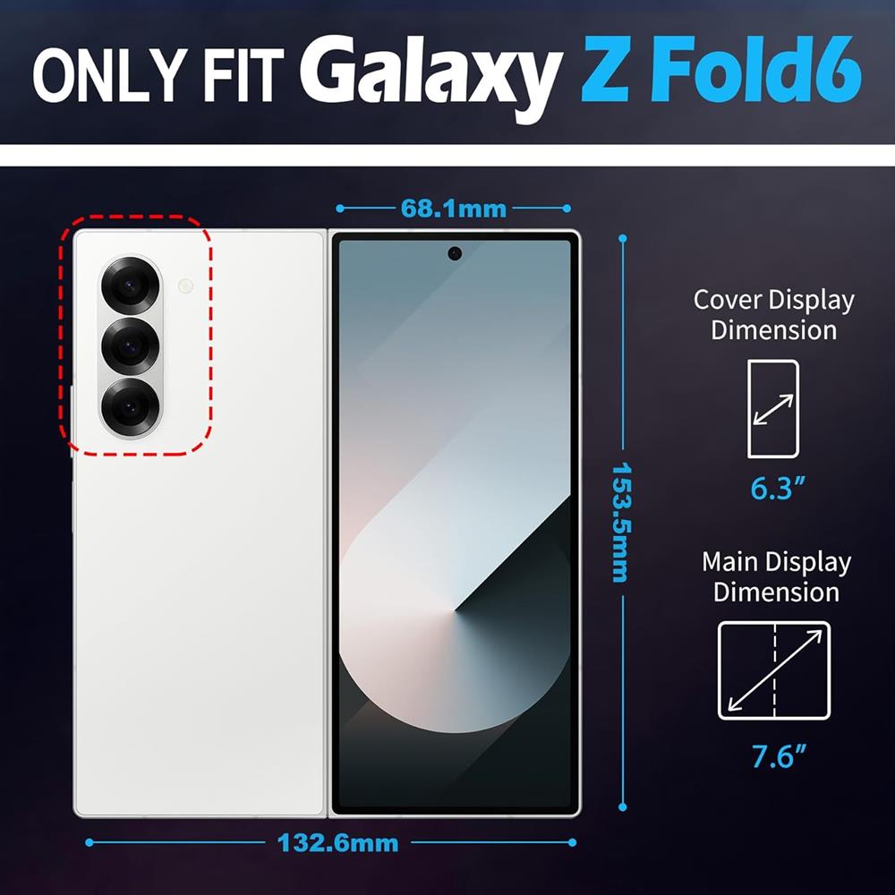 Zero für Samsung Galaxy Z Fold 6 in Transparent