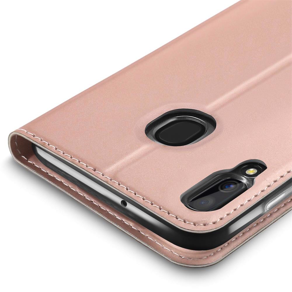 Electroplated Flip für Samsung Galaxy A40 in Rosegold