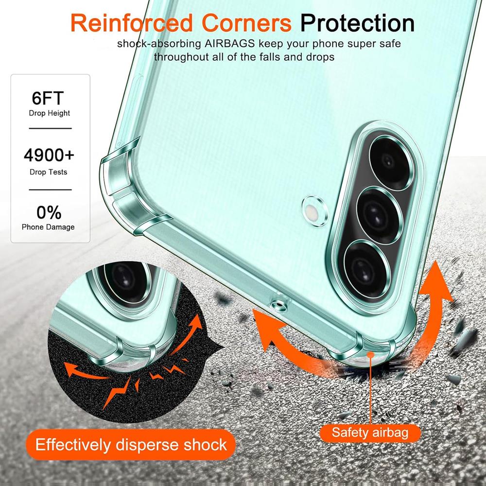 Rugged TPU für Samsung Galaxy A26 5G in Transparent