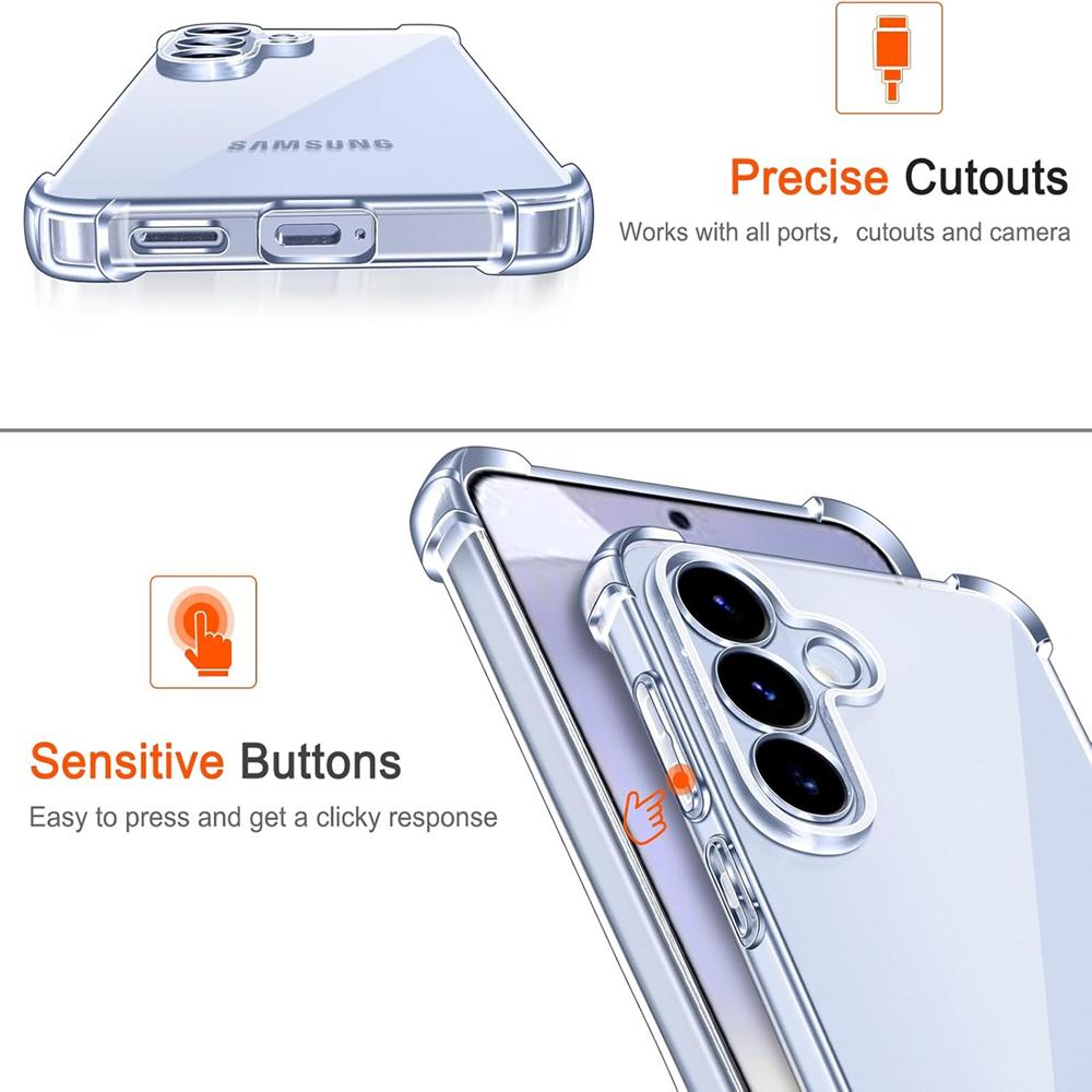 Rugged TPU für Samsung Galaxy S26 Plus in Transparent