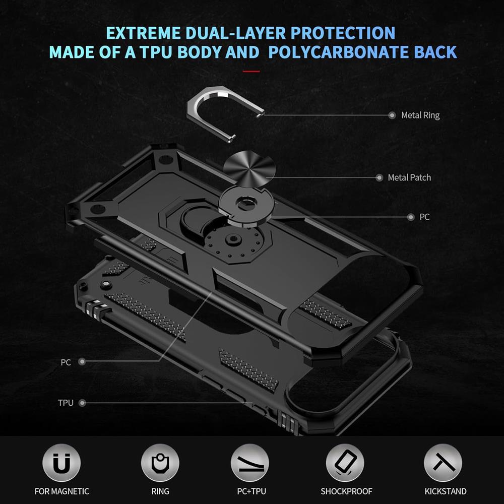 Army Case für Apple iPhone Air (2025) in Schwarz