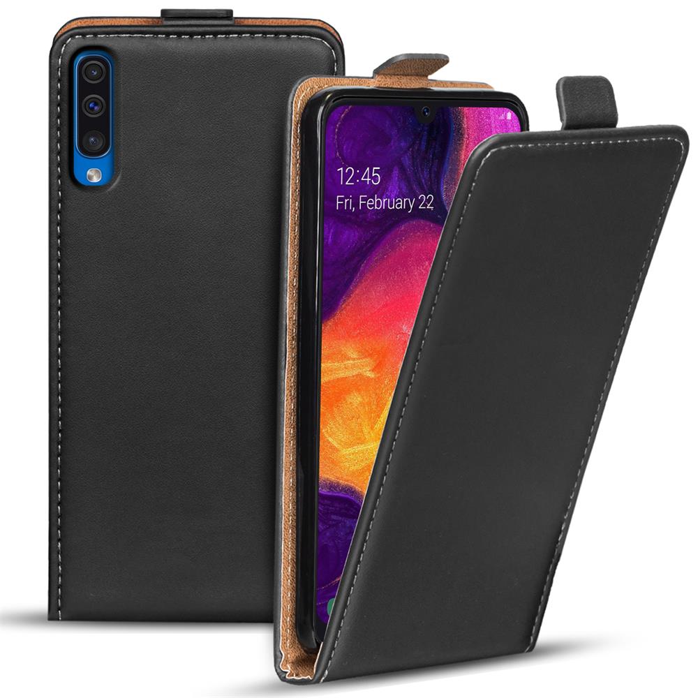 Basic Flip für Samsung Galaxy A50 / A30s in Schwarz