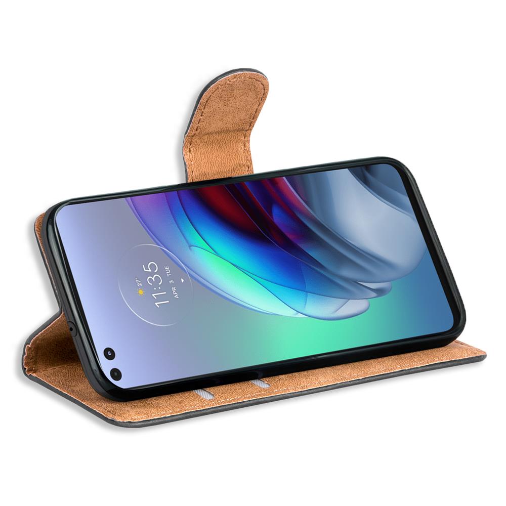 Basic Wallet für Motorola Moto G100 in Schwarz