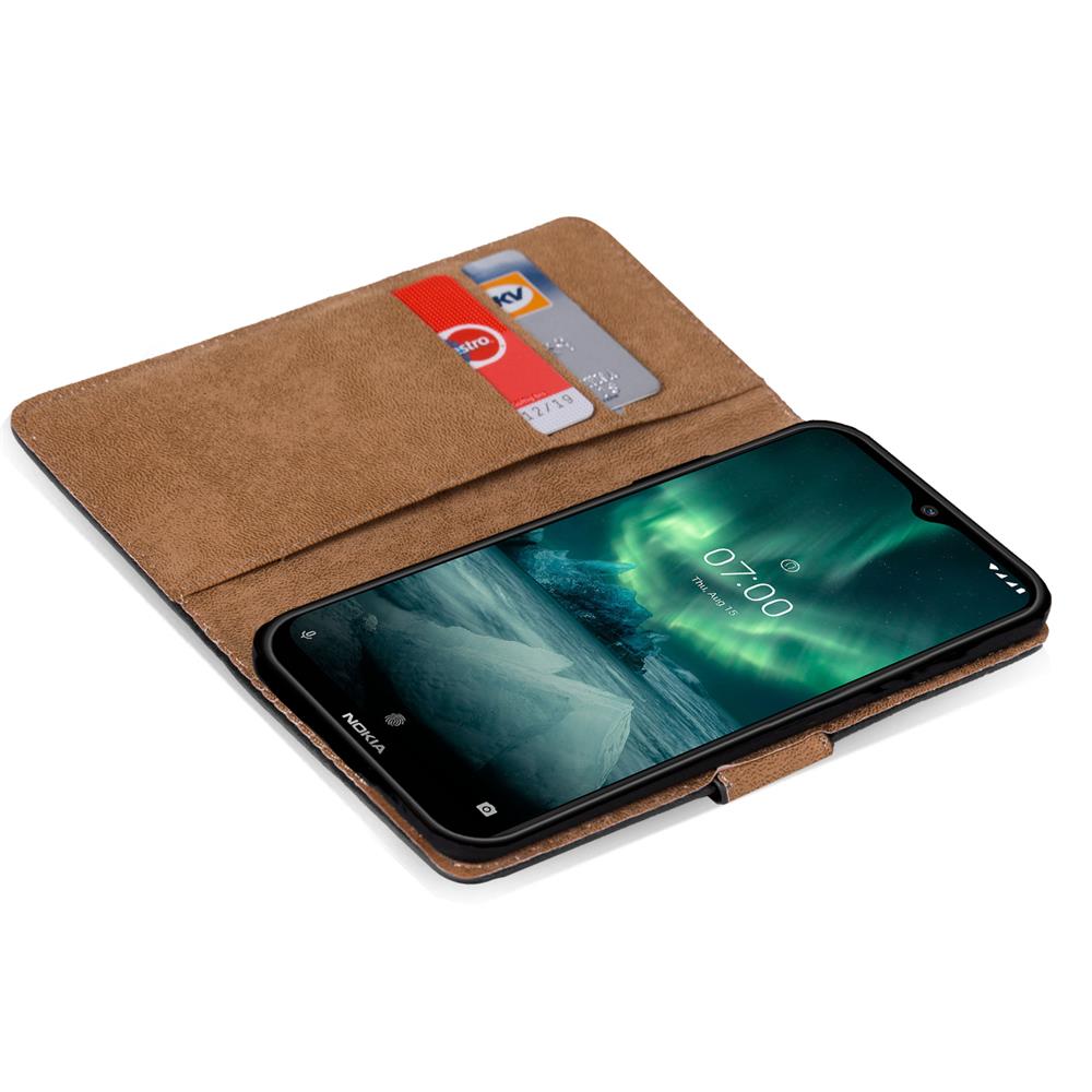 Basic Wallet für Nokia 7.2 / 6.2 in Schwarz