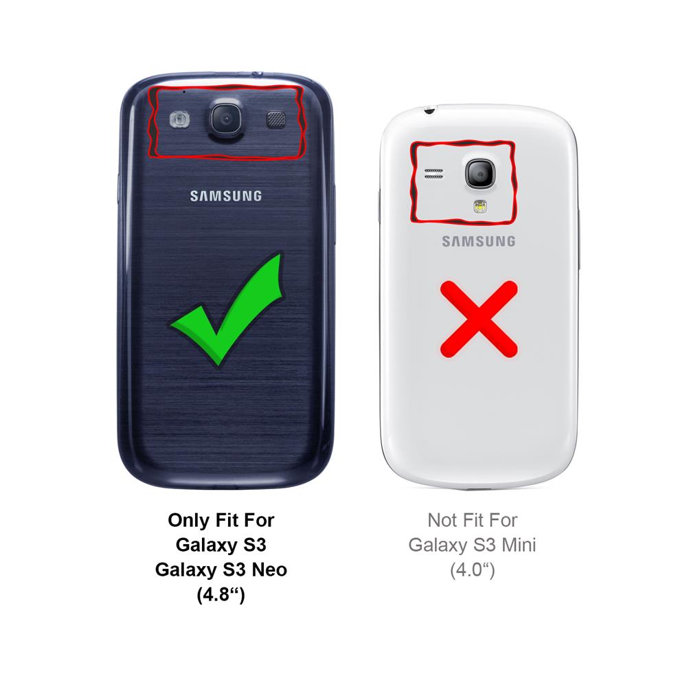 Basic Flip für Samsung Galaxy S3 / S3 Neo in Schwarz