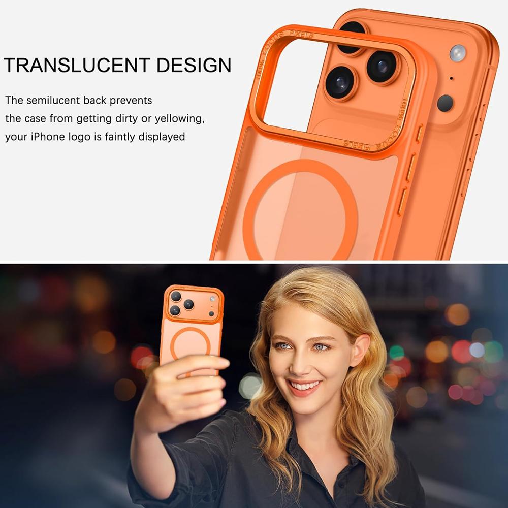 Frame Case für Apple iPhone 17 Pro Max in Orange