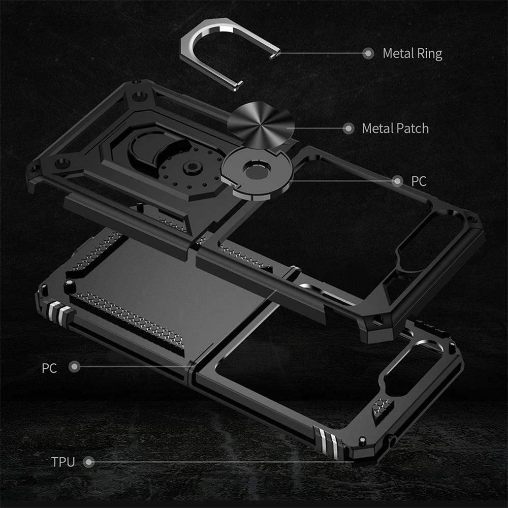 Army Case für Samsung Galaxy Z Flip 6 in Schwarz