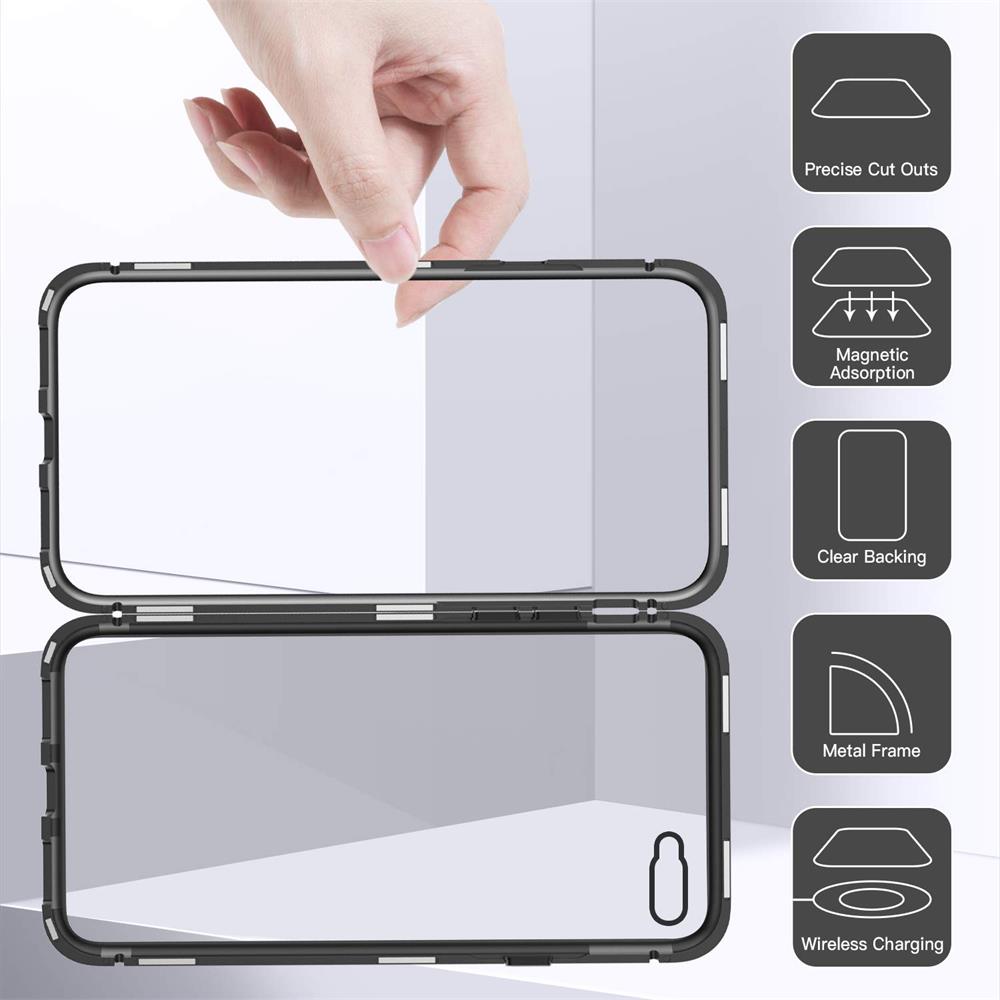 Magnetic Case für Apple iPhone 12 Pro Max in Schwarz
