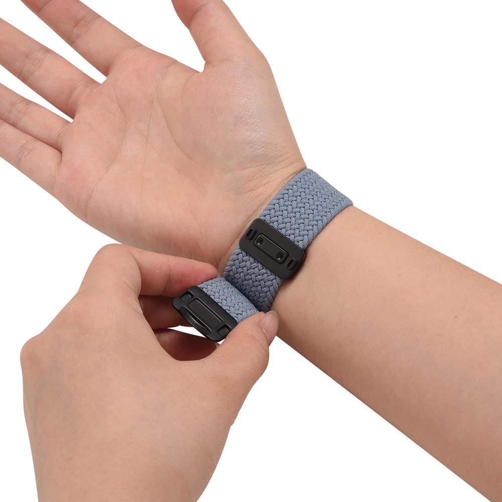 Loop Nylonarmband für Apple Watch 1-11/SE1-3/Ultra1-3 - 42/44/45/49mm in Babyblau - Universal