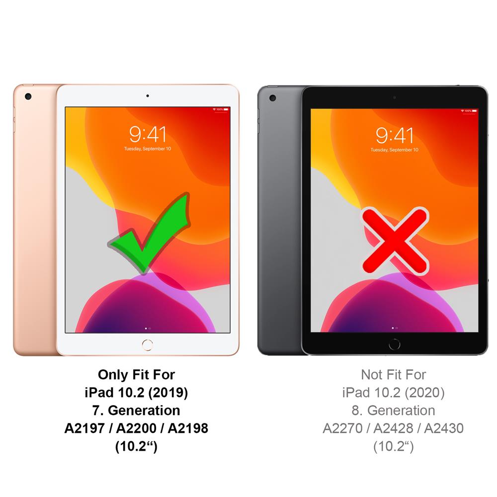 Texture Case für Apple iPad 10.2 2019 in Grau