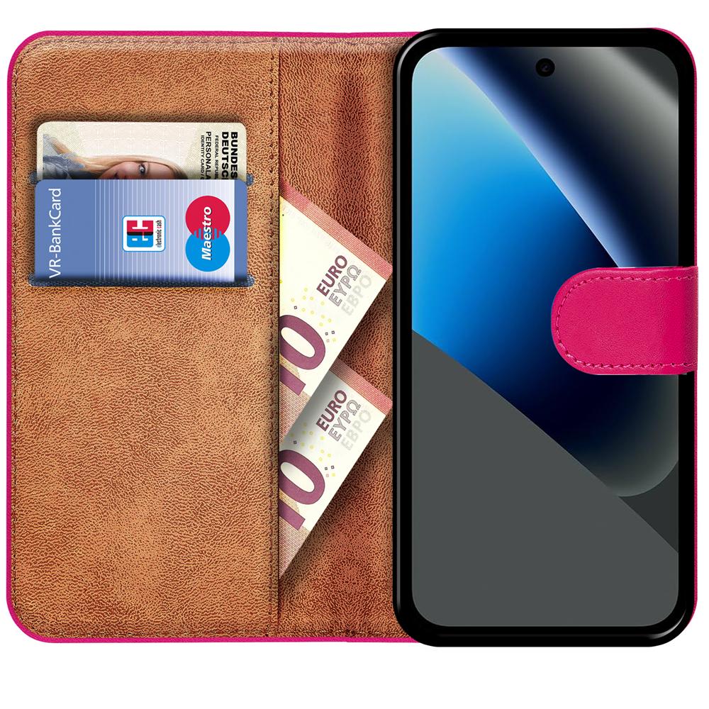 Basic Wallet für Google Pixel 10a in Pink