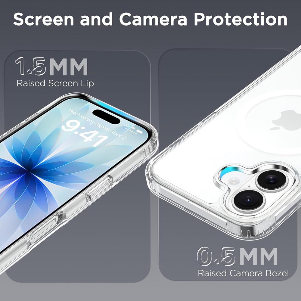 Magsafe TPU Case für Apple iPhone 17 in Transparent