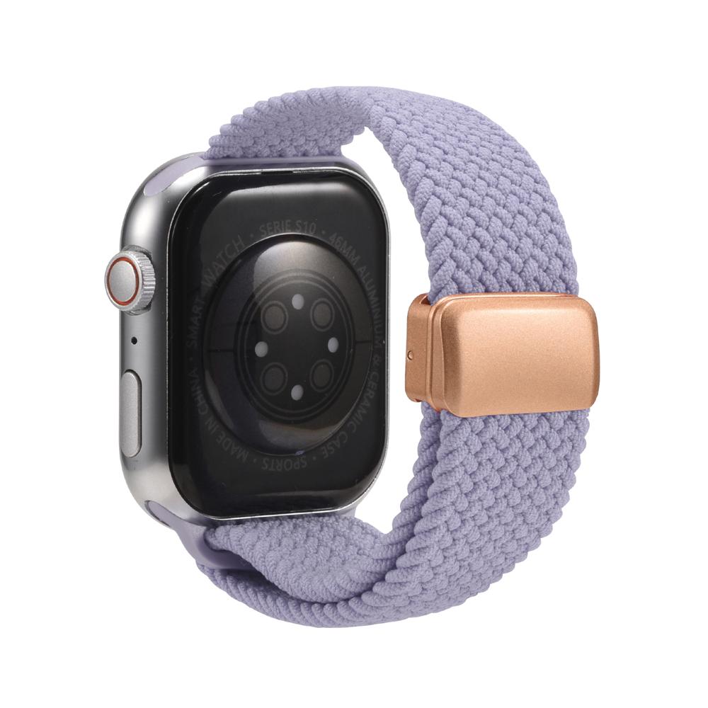 Loop Nylonarmband für Apple Watch 1-11/SE1-3/Ultra1-3 - 42/44/45/49mm in Nebelviolett - Universal