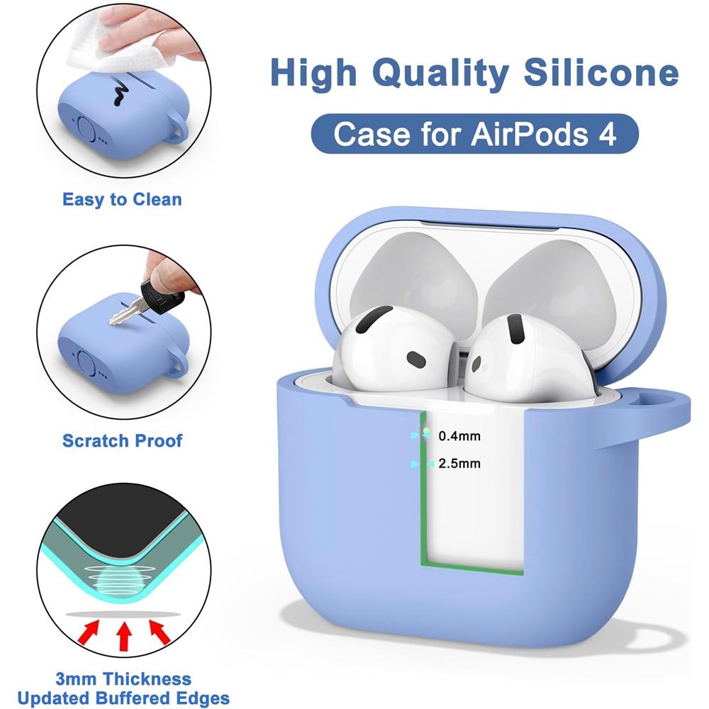 AirPods Simple - AirPods 4 in Baby Blau