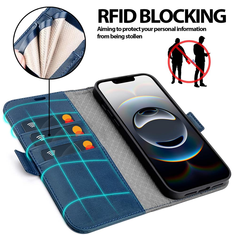 Nathy Wallet für Apple iPhone 17e in Blau
