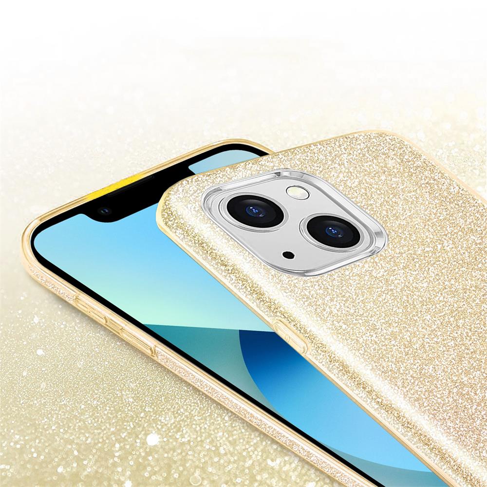 Shiny TPU für Apple iPhone 14 Plus in Gold