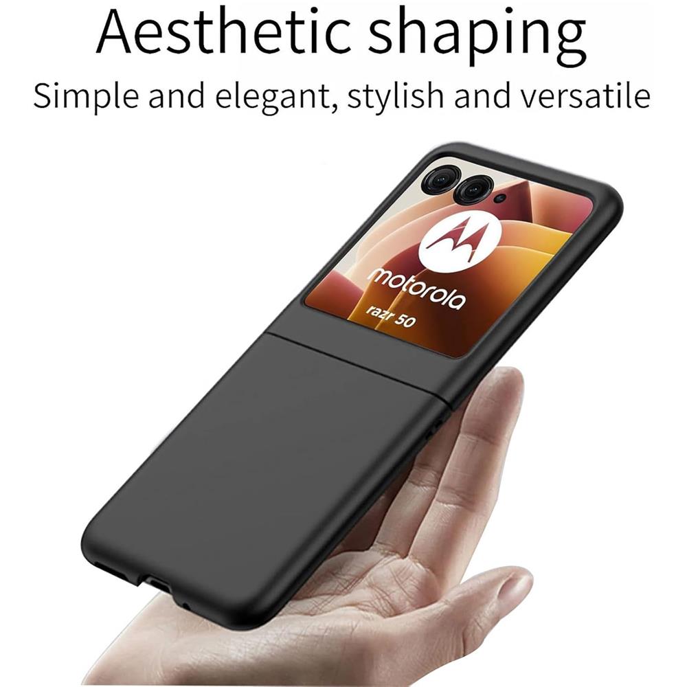 Classic TPU für Motorola Razr 50 in Schwarz