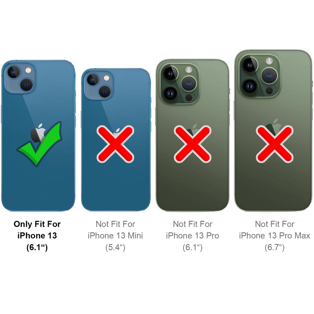 Frame Case für Apple iPhone 13 in Schwarz