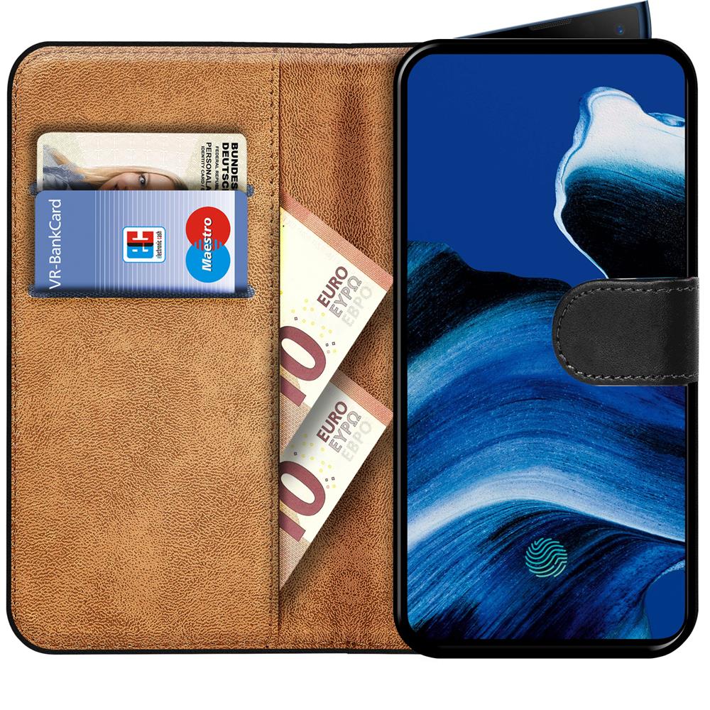Basic Wallet für OPPO Reno2 in Schwarz
