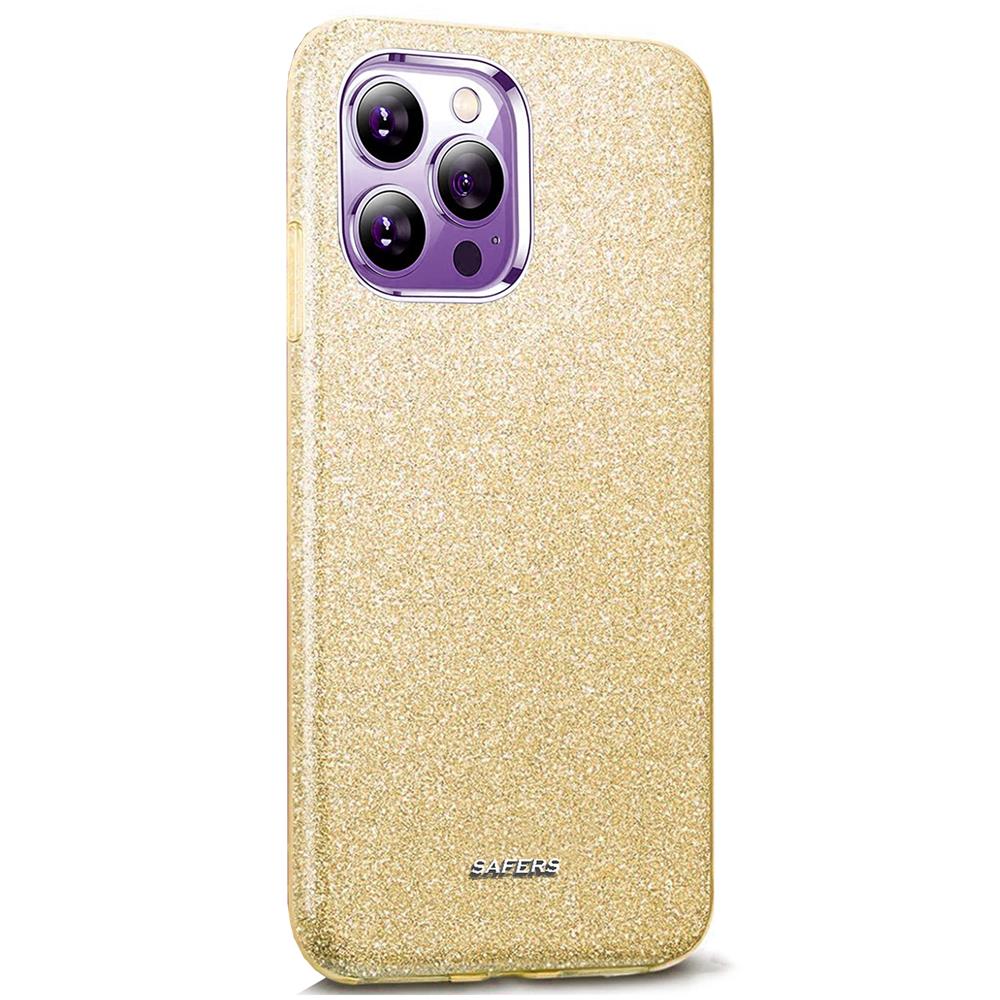 Shiny TPU für Apple iPhone 14 Pro Max in Gold