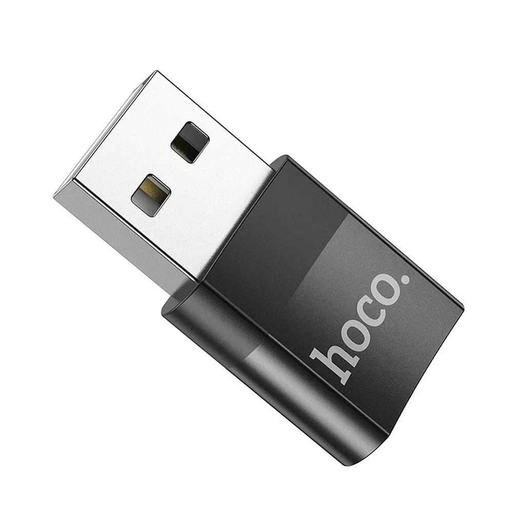 Hoco UA17 USB-C auf USB-A - Schwarz