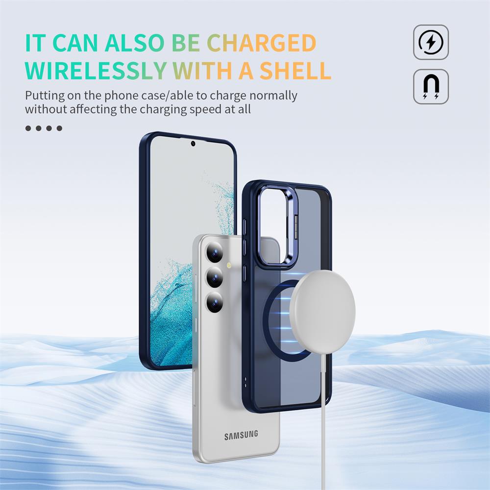 Skin MagSafe für Samsung Galaxy S24 Plus in Dunkelblau