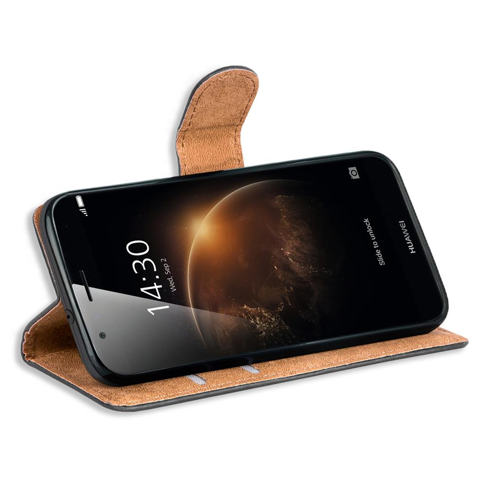 Basic Wallet für Huawei G8 in Schwarz