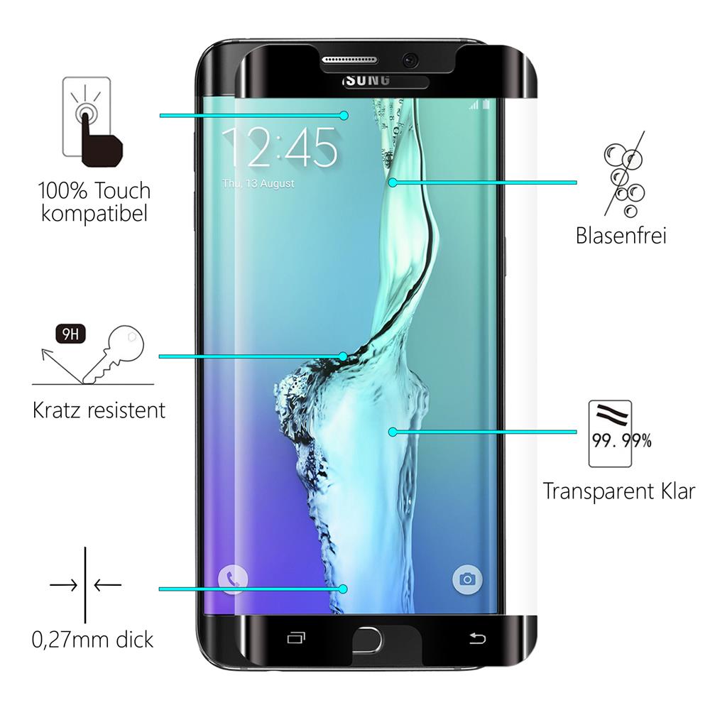 Fullscreen Glas für Samsung Galaxy S6 Edge