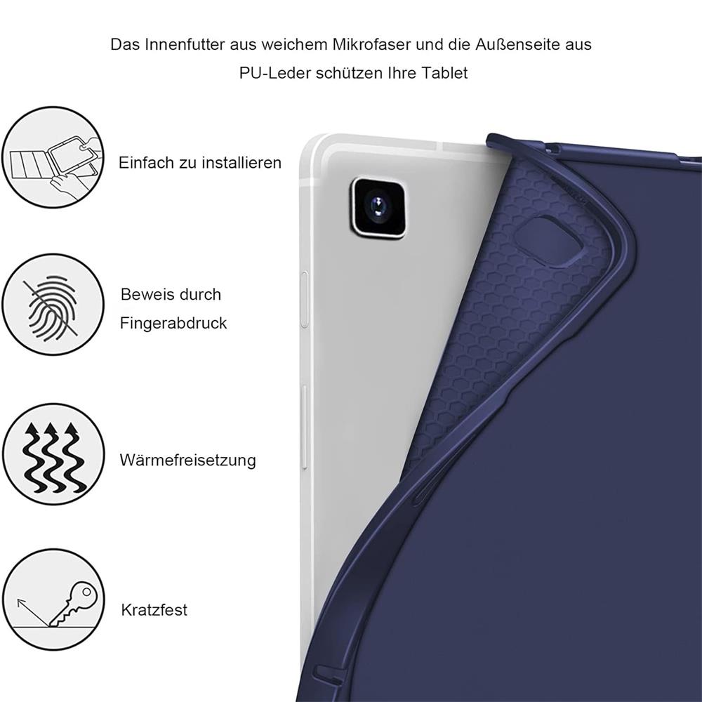 Smart Cover für Samsung Galaxy Tab S10 FE Plus in Dunkelblau