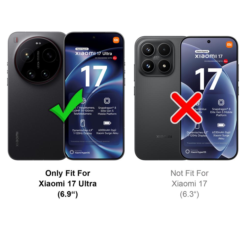 Zoya TPU für Xiaomi 17 Ultra in Schwarz