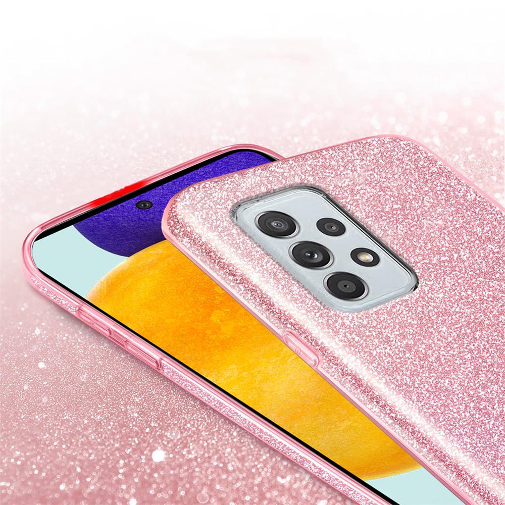 Shiny TPU für Samsung Galaxy A53 5G in Rosegold