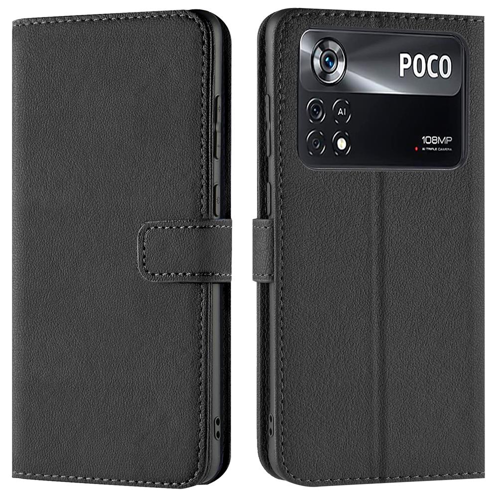 Basic Wallet für Xiaomi Poco X4 Pro 5G in Schwarz