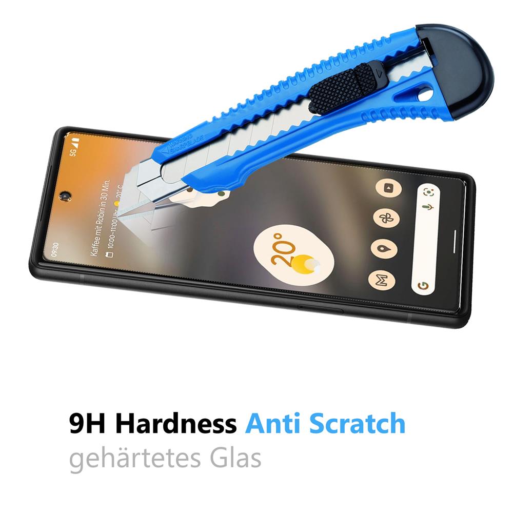 4in1 Glas Set für Google Pixel 6a