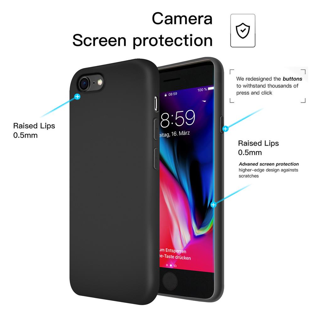 Classic TPU für Apple iPhone 7 / 8 / SE 2 in Schwarz