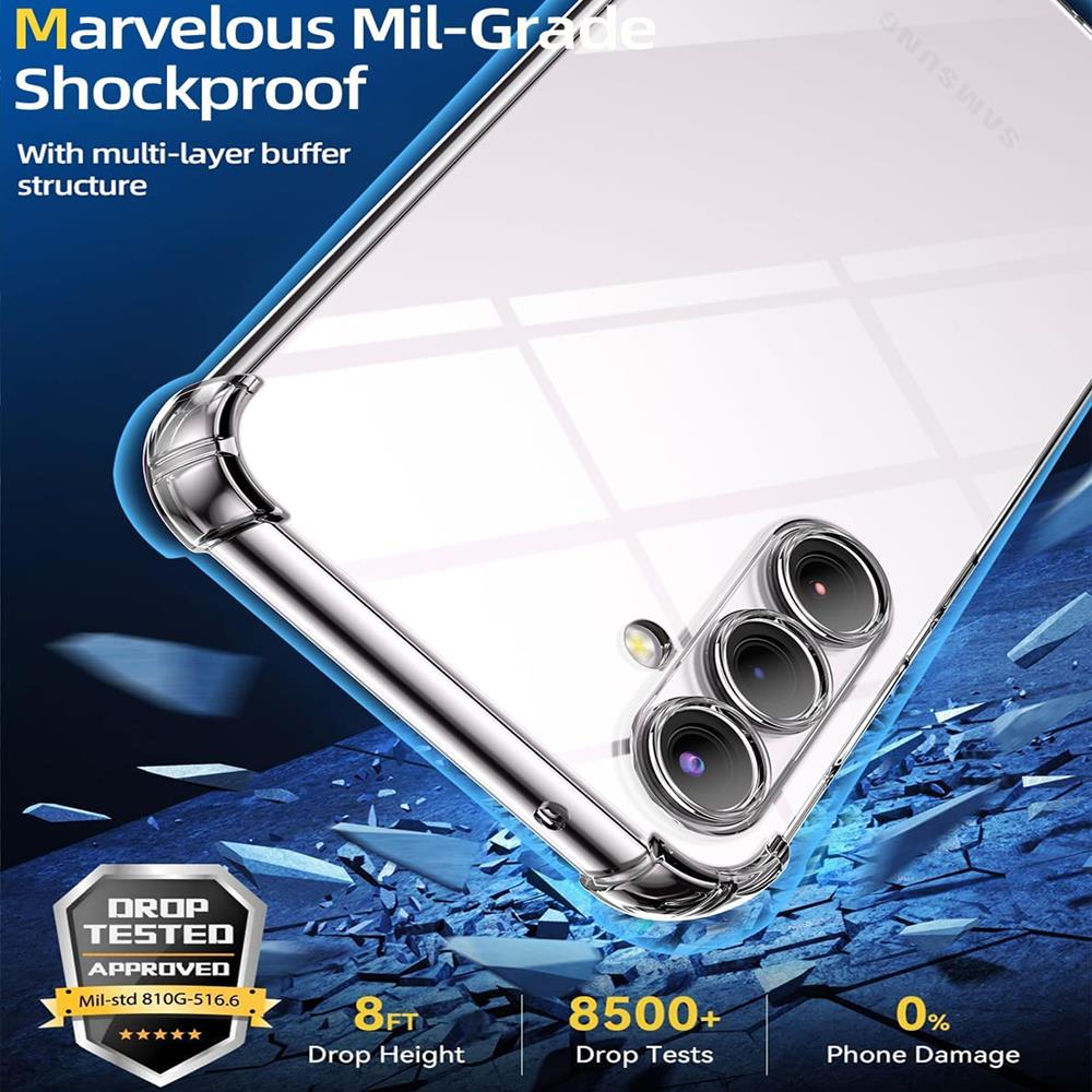 Rugged TPU für Samsung Galaxy S23 FE in Transparent