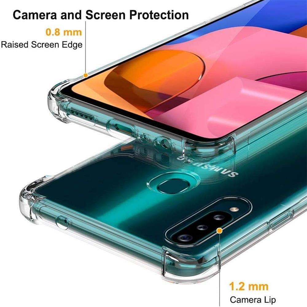 Rugged TPU für Samsung Galaxy A20s in Transparent